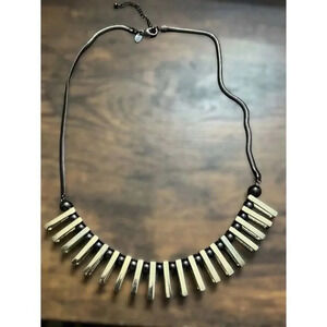 Multi-tone Fan Style Express Necklace